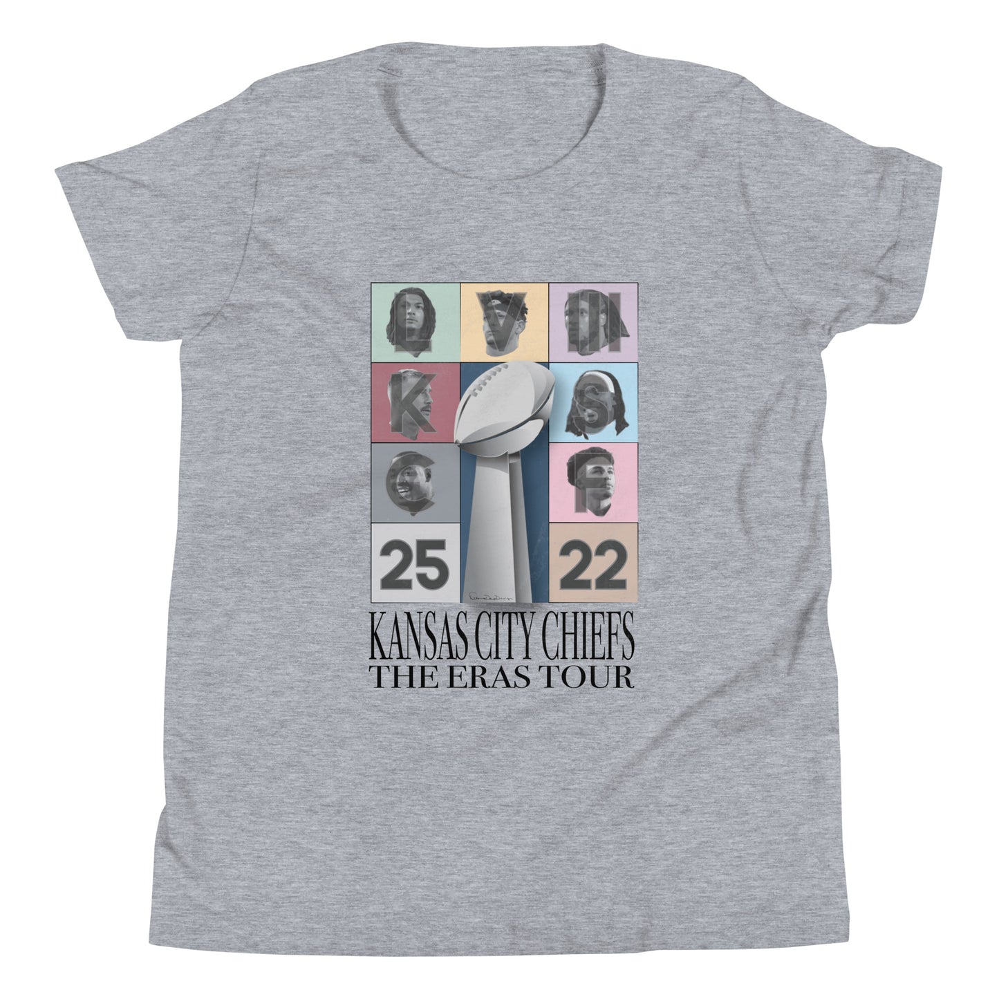 Super Bowl Eras Tour Youth Short Sleeve T-Shirt