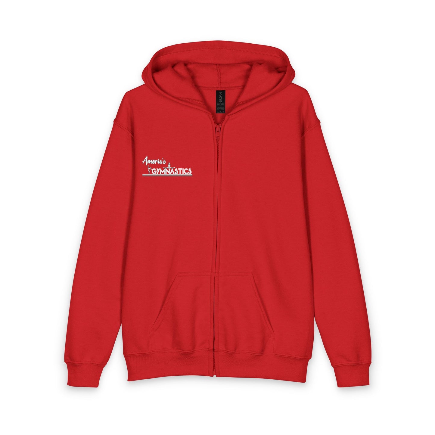 Youth Gymnastics Zip Hoodie — “Amerio’s Gymnastics” Team Jacket