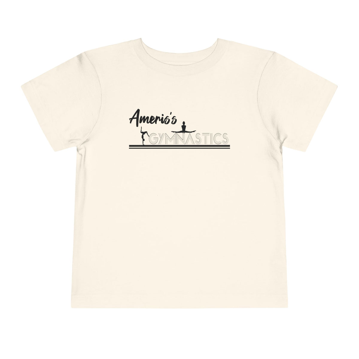 Toddler Gymnastics Tee — "America's Gymnastics" Preschool Shirt