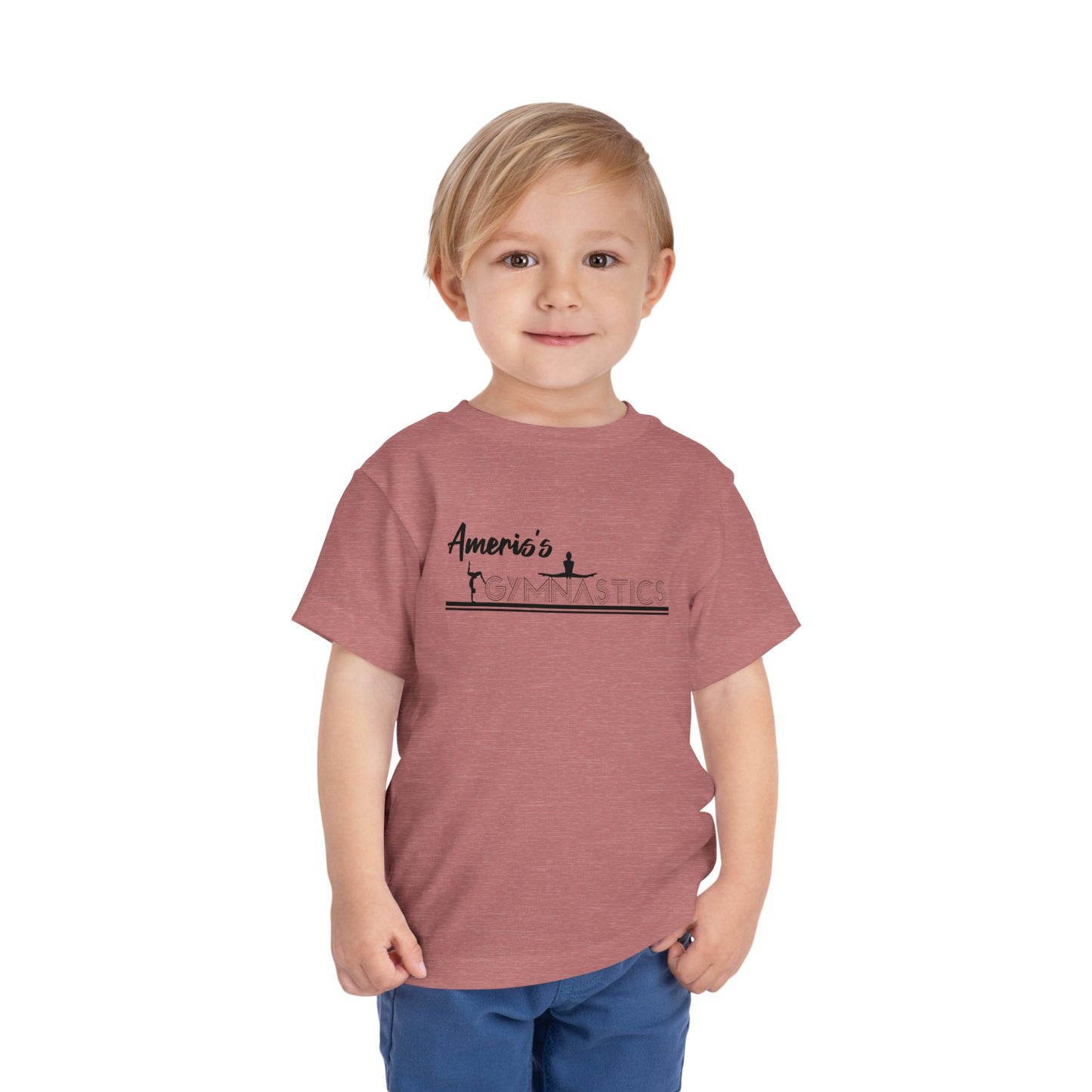 Toddler Gymnastics Tee — "America's Gymnastics" Preschool Shirt