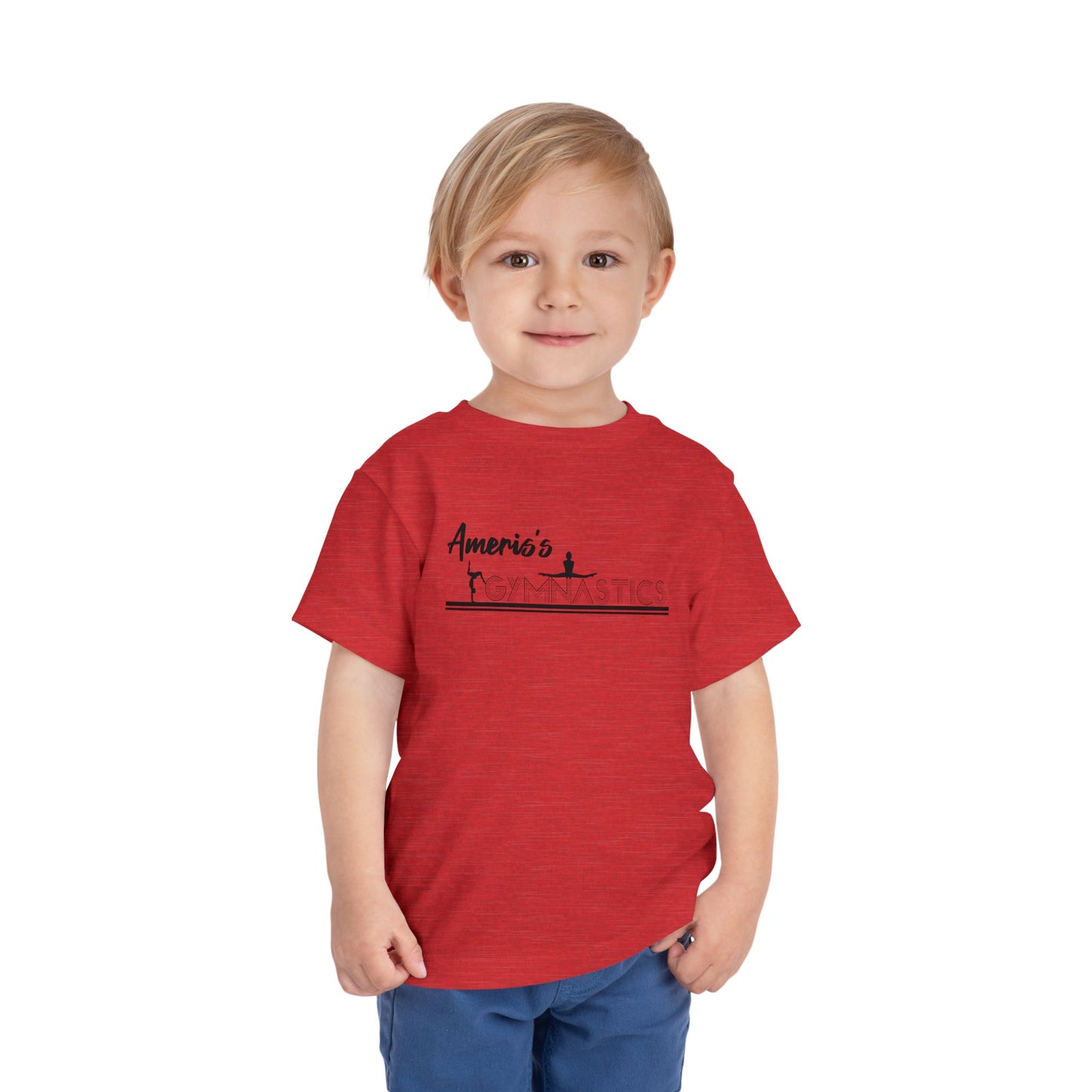 Toddler Gymnastics Tee — "America's Gymnastics" Preschool Shirt