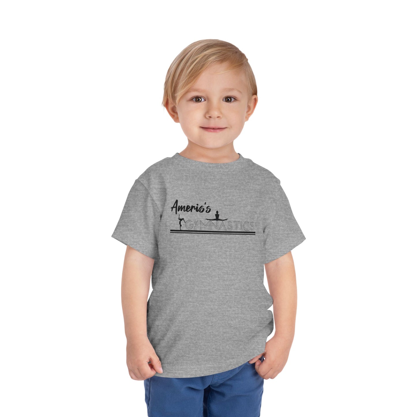 Toddler Gymnastics Tee — "America's Gymnastics" Preschool Shirt