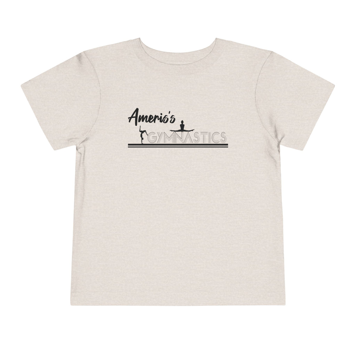 Toddler Gymnastics Tee — "America's Gymnastics" Preschool Shirt