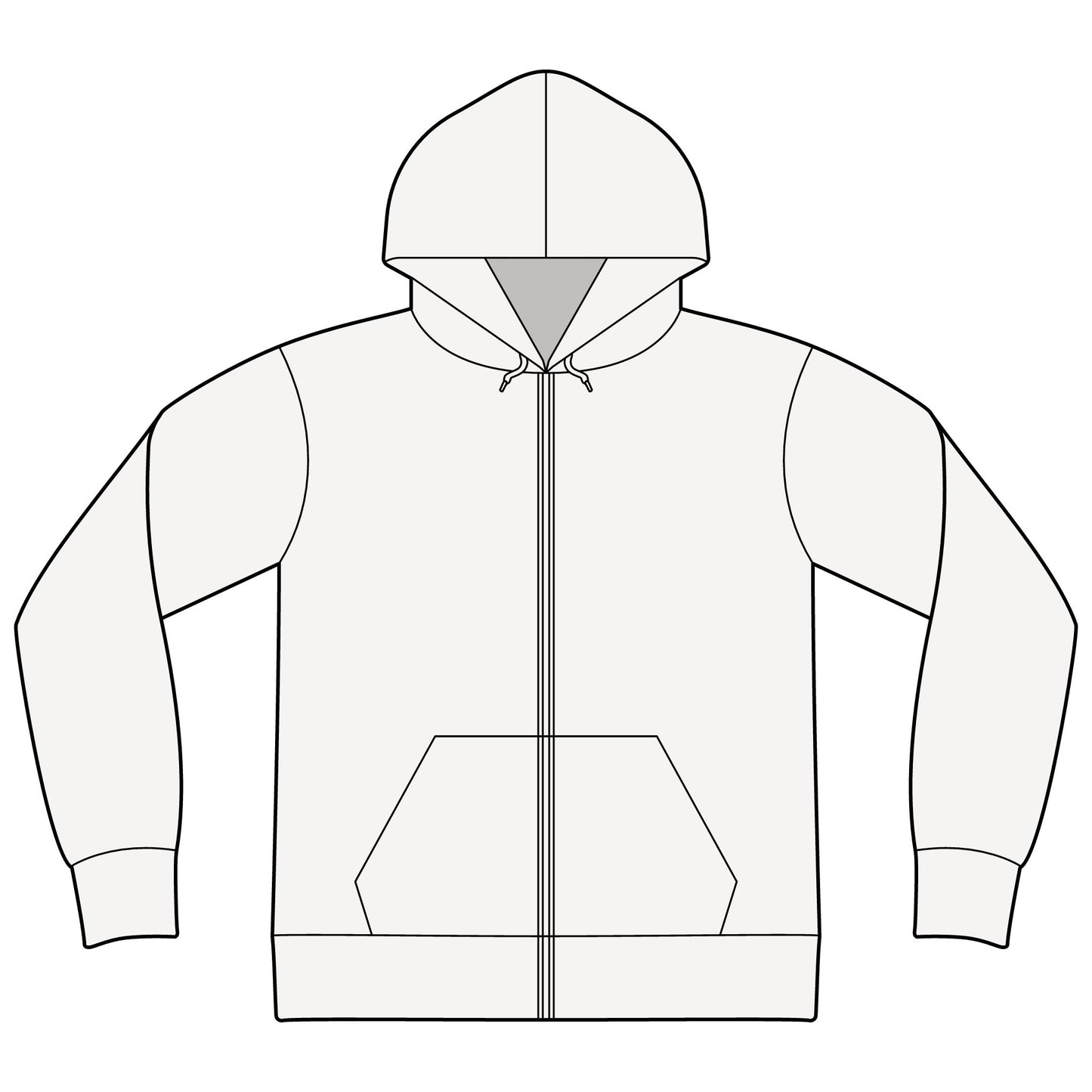 Gymnastics Team Zip Hoodie Unisex — "Ameris's Gymnastics" Back Logo
