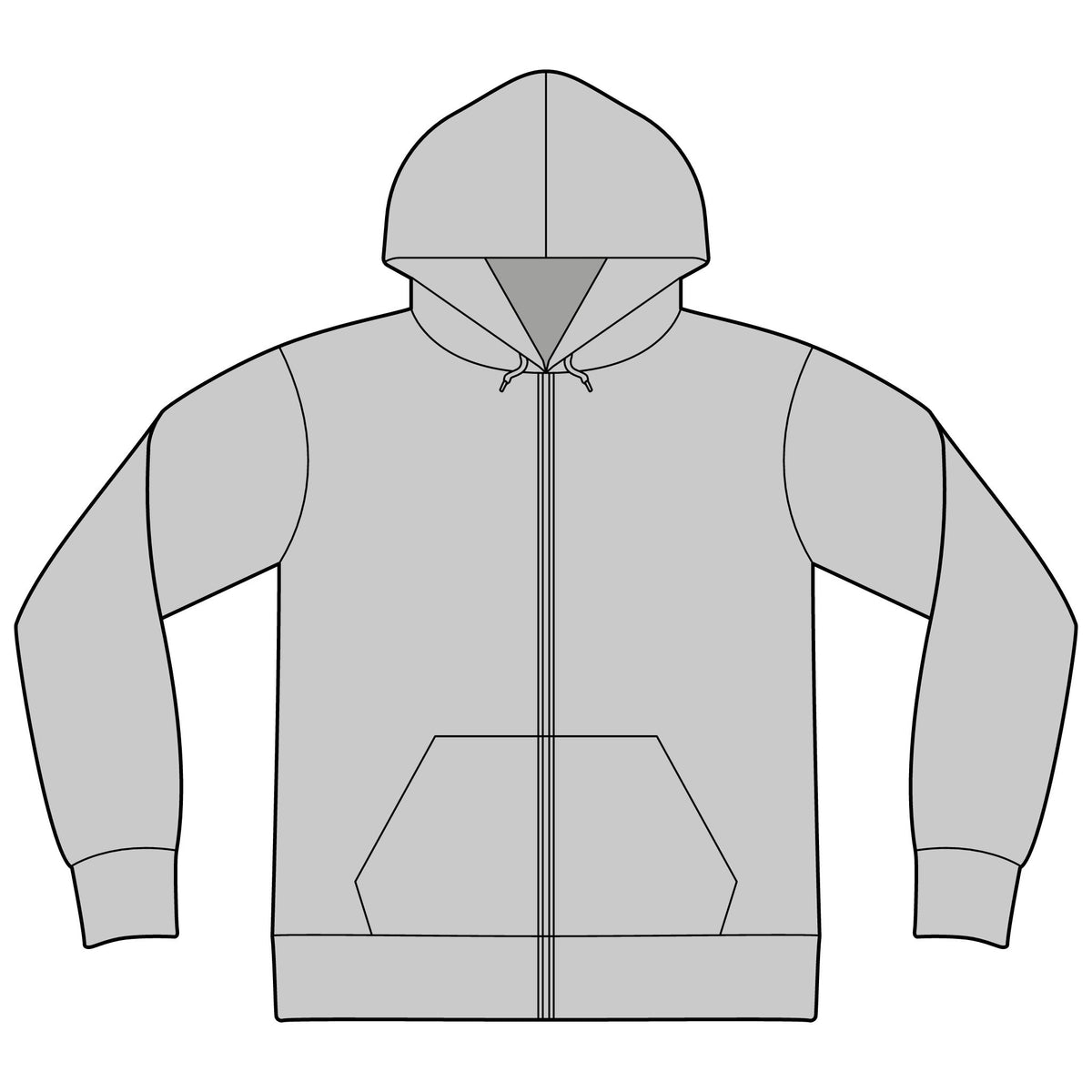 Gymnastics Team Zip Hoodie Unisex — "Ameris's Gymnastics" Back Logo