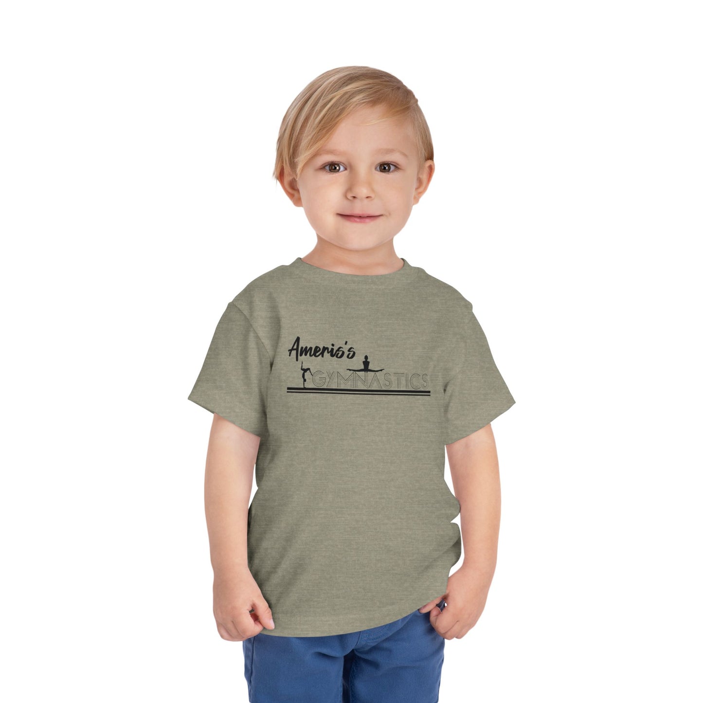 Toddler Gymnastics Tee — "America's Gymnastics" Preschool Shirt