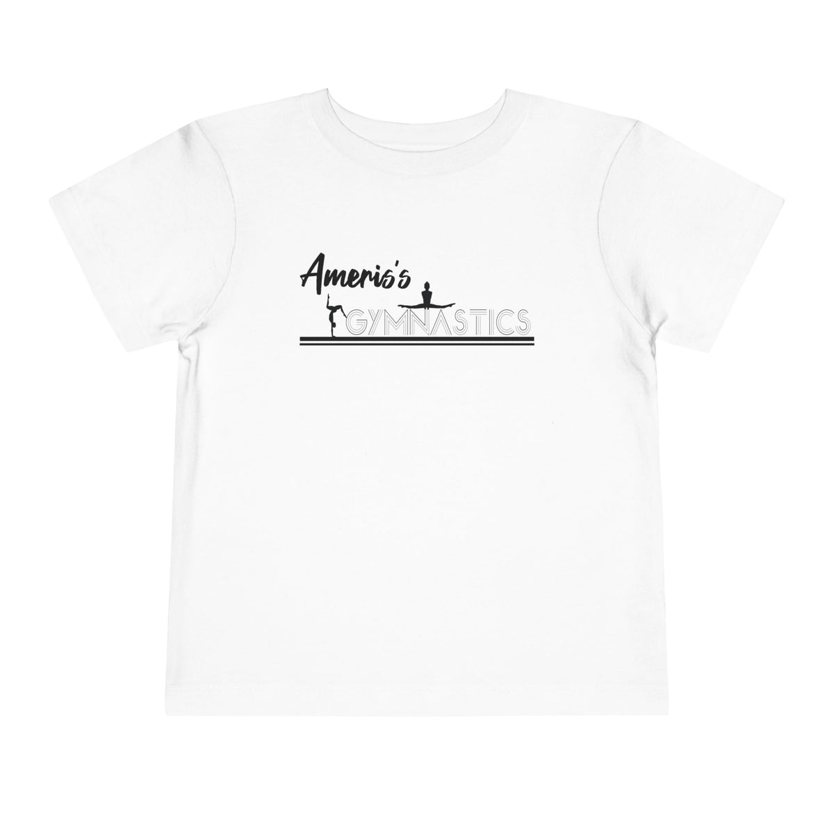 Toddler Gymnastics Tee — "America's Gymnastics" Preschool Shirt