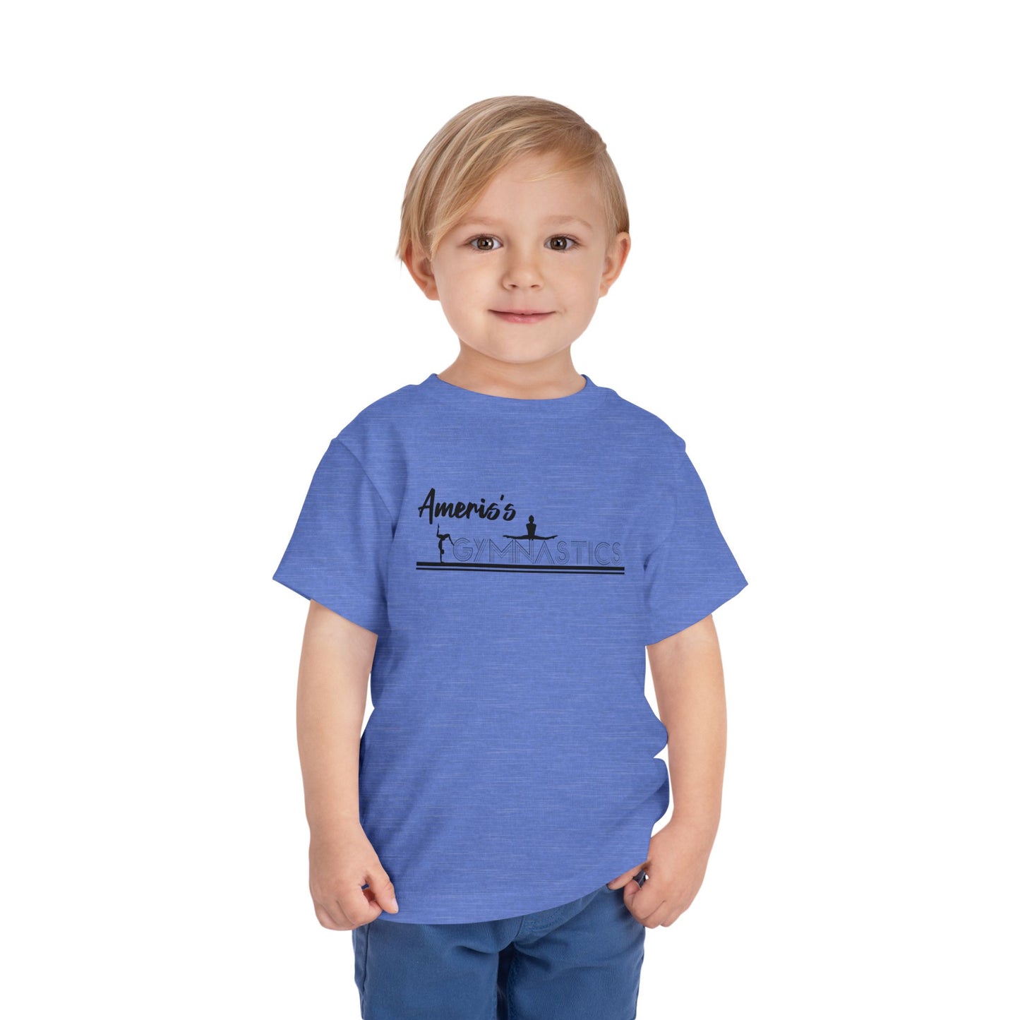 Toddler Gymnastics Tee — "America's Gymnastics" Preschool Shirt