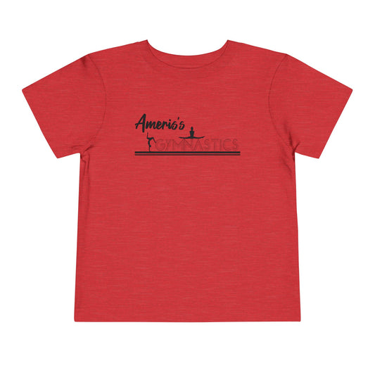 Toddler Gymnastics Tee — "America's Gymnastics" Preschool Shirt