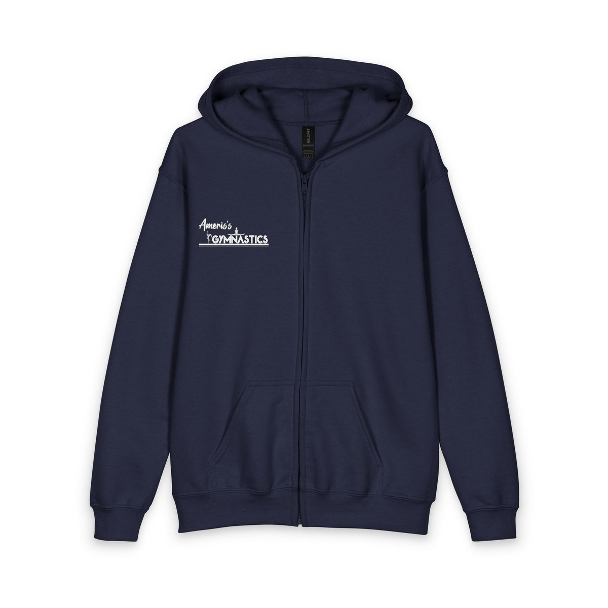Youth Gymnastics Zip Hoodie — “Amerio’s Gymnastics” Team Jacket