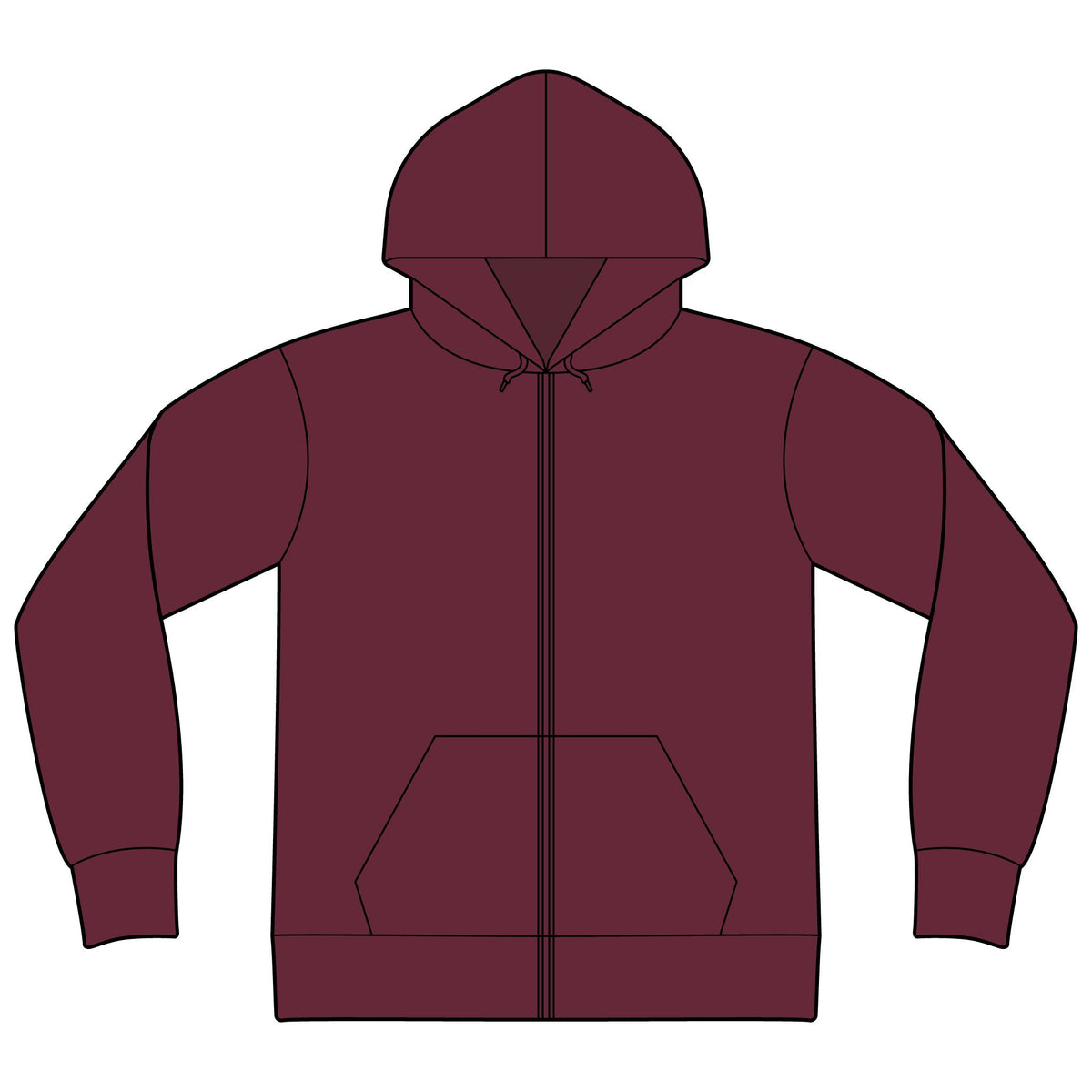 Gymnastics Hoodie — 'Ameris's Gymnastics' Full-Zip Hooded Sweatshirt Unisex