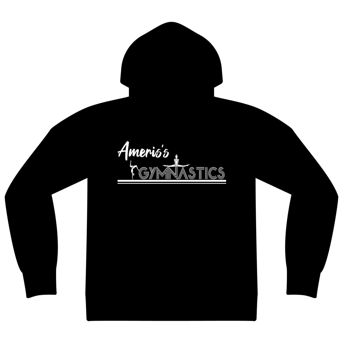 Gymnastics Hoodie — 'Ameris's Gymnastics' Full-Zip Hooded Sweatshirt Unisex