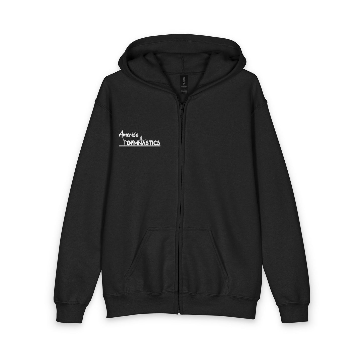 Youth Gymnastics Zip Hoodie — “Amerio’s Gymnastics” Team Jacket