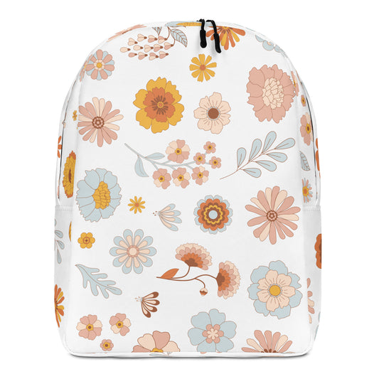 Retro Flower Minimalist Backpack