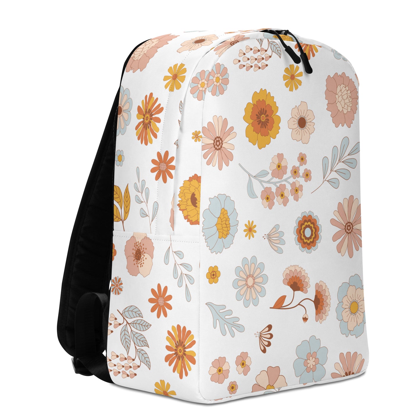 Retro Flower Minimalist Backpack