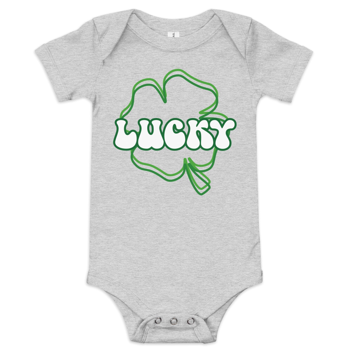 Lucky Clover Baby short sleeve one piece