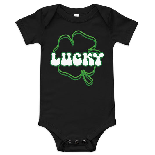 Lucky Clover Baby short sleeve one piece