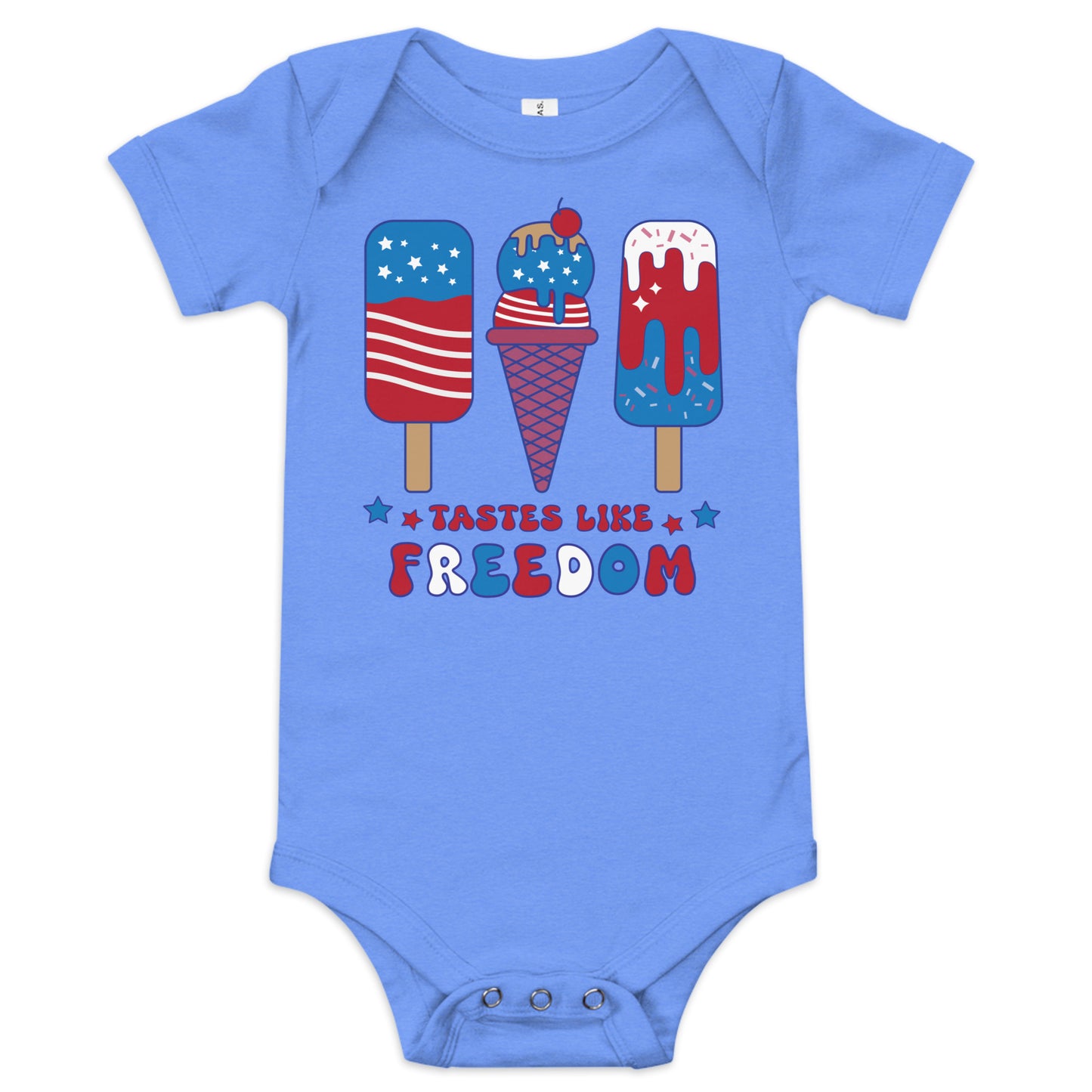 Tastes Like Freedom Baby short sleeve one piece