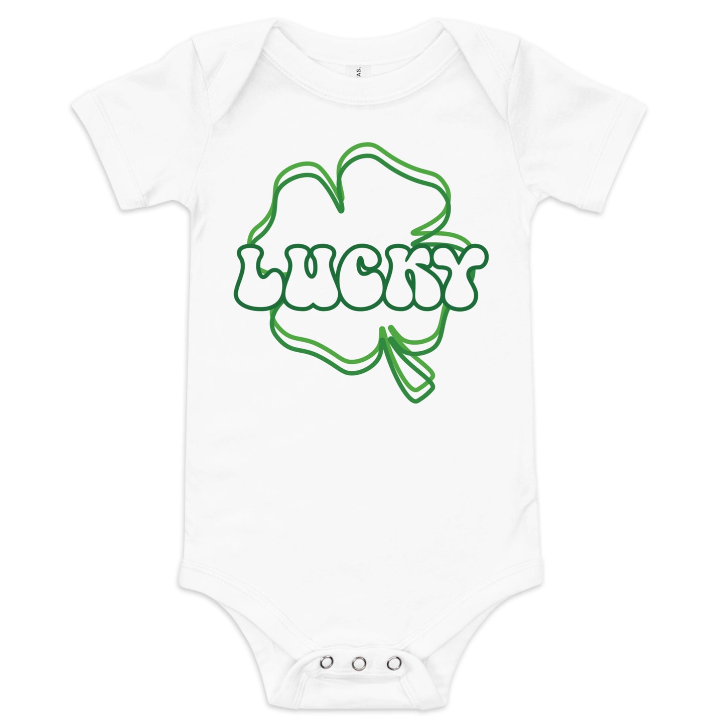 Lucky Clover Baby short sleeve one piece