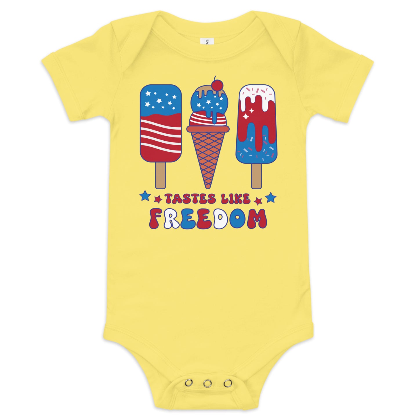 Tastes Like Freedom Baby short sleeve one piece