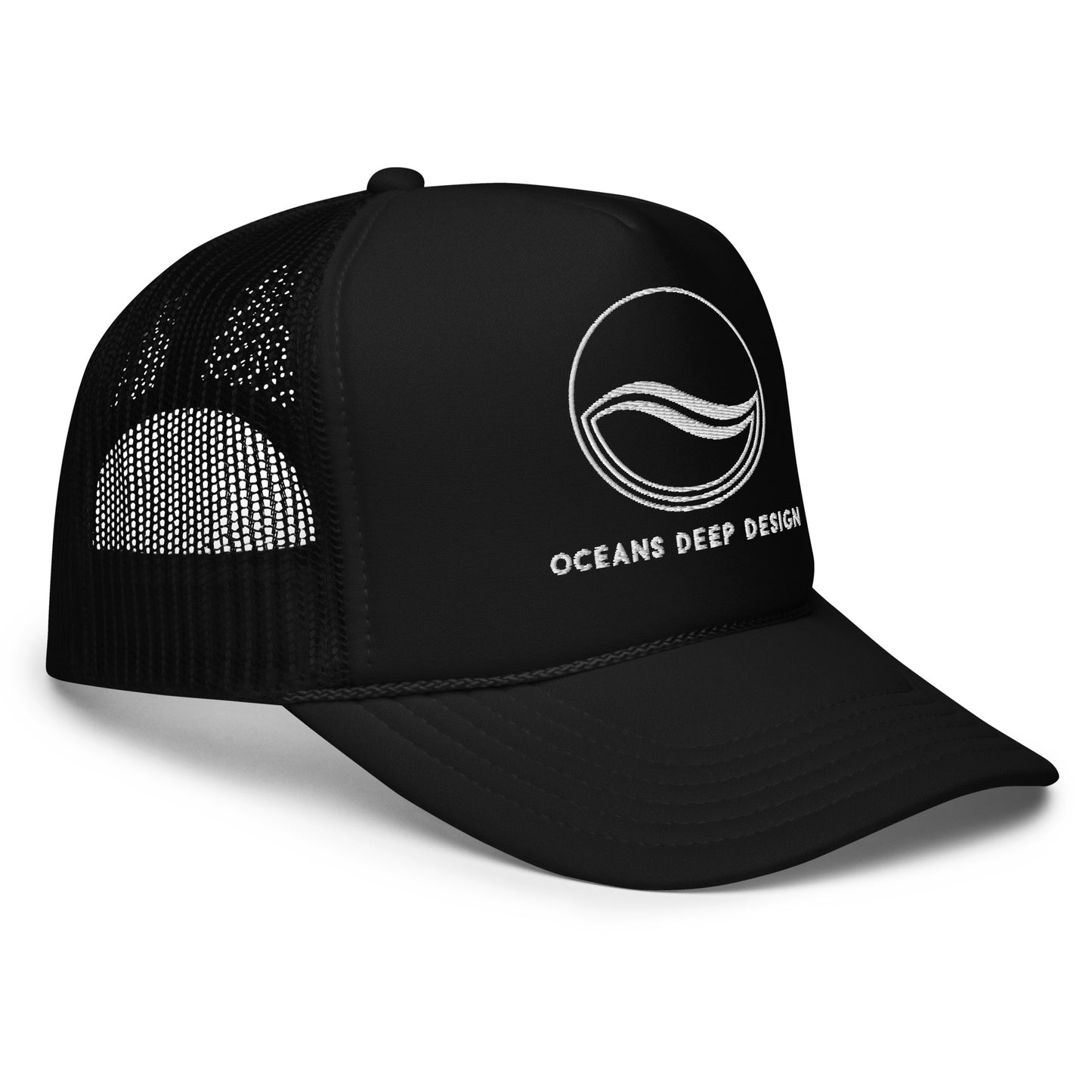 Oceans Deep Design Foam trucker hat