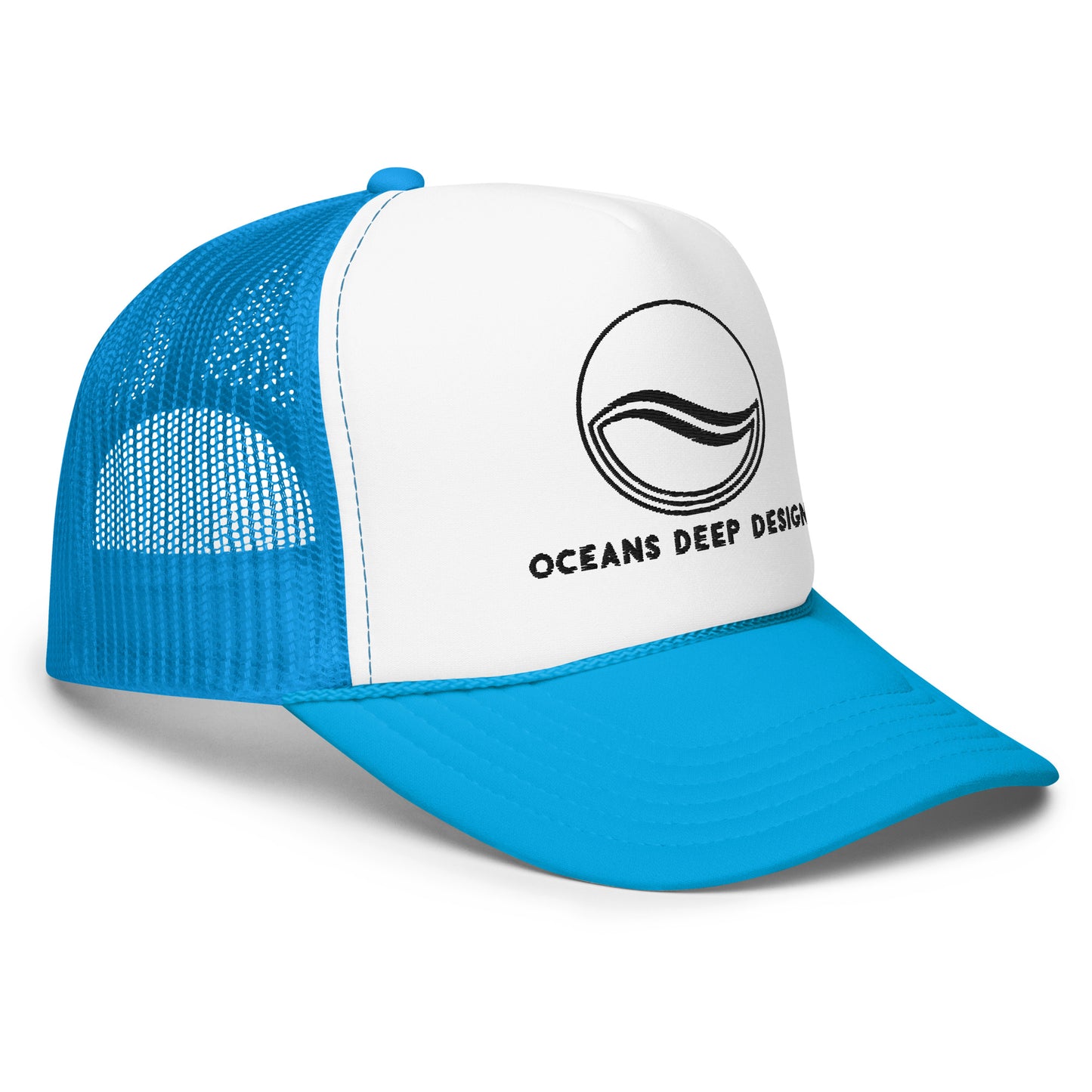 Oceans Deep Design Foam trucker hat