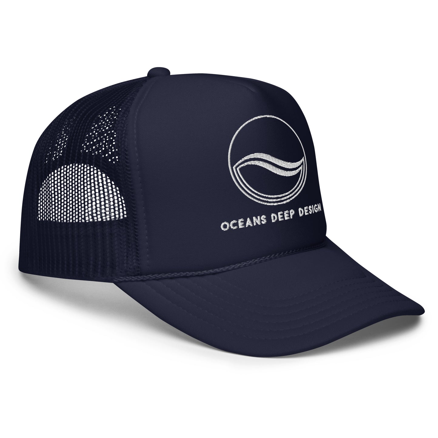 Oceans Deep Design Foam trucker hat