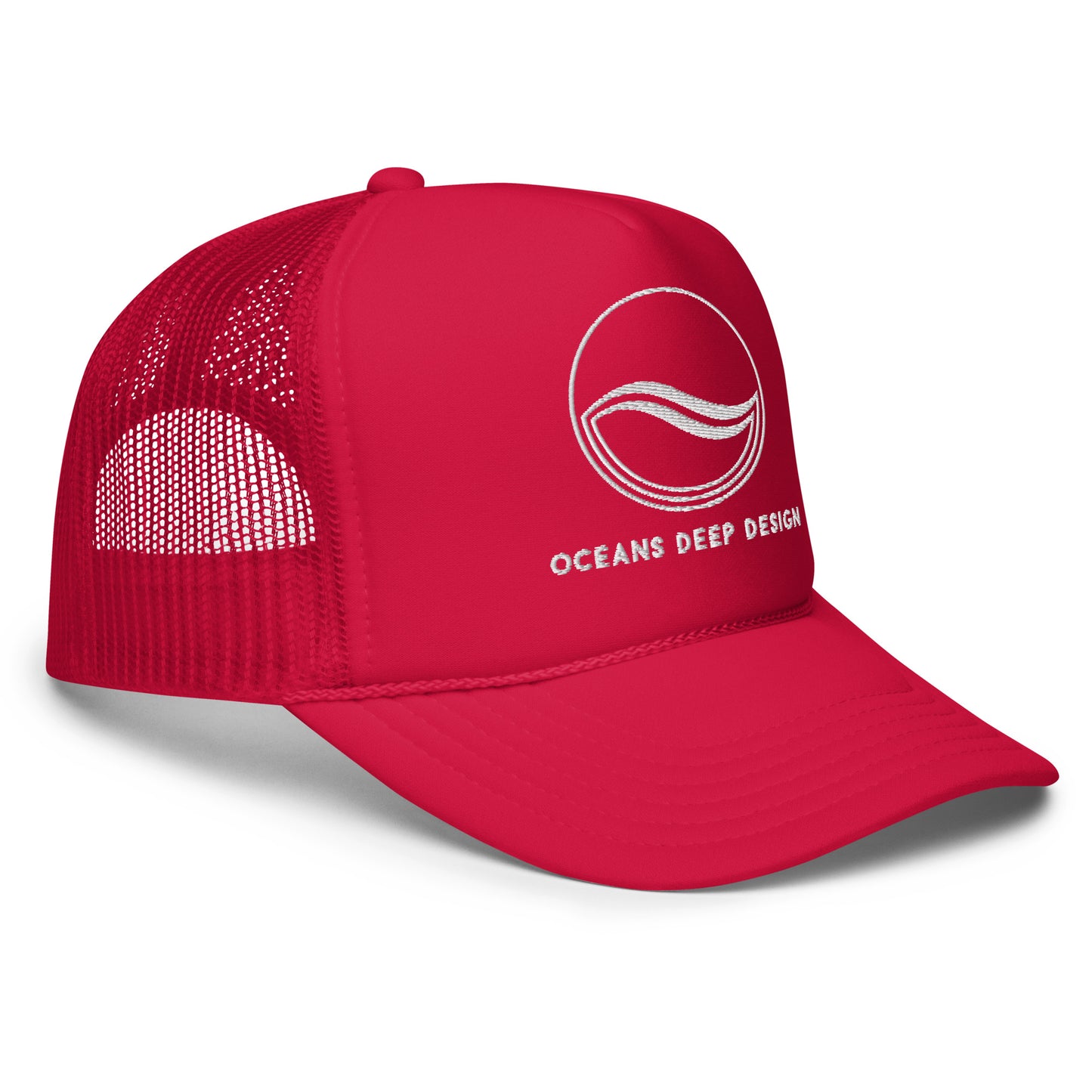 Oceans Deep Design Foam trucker hat