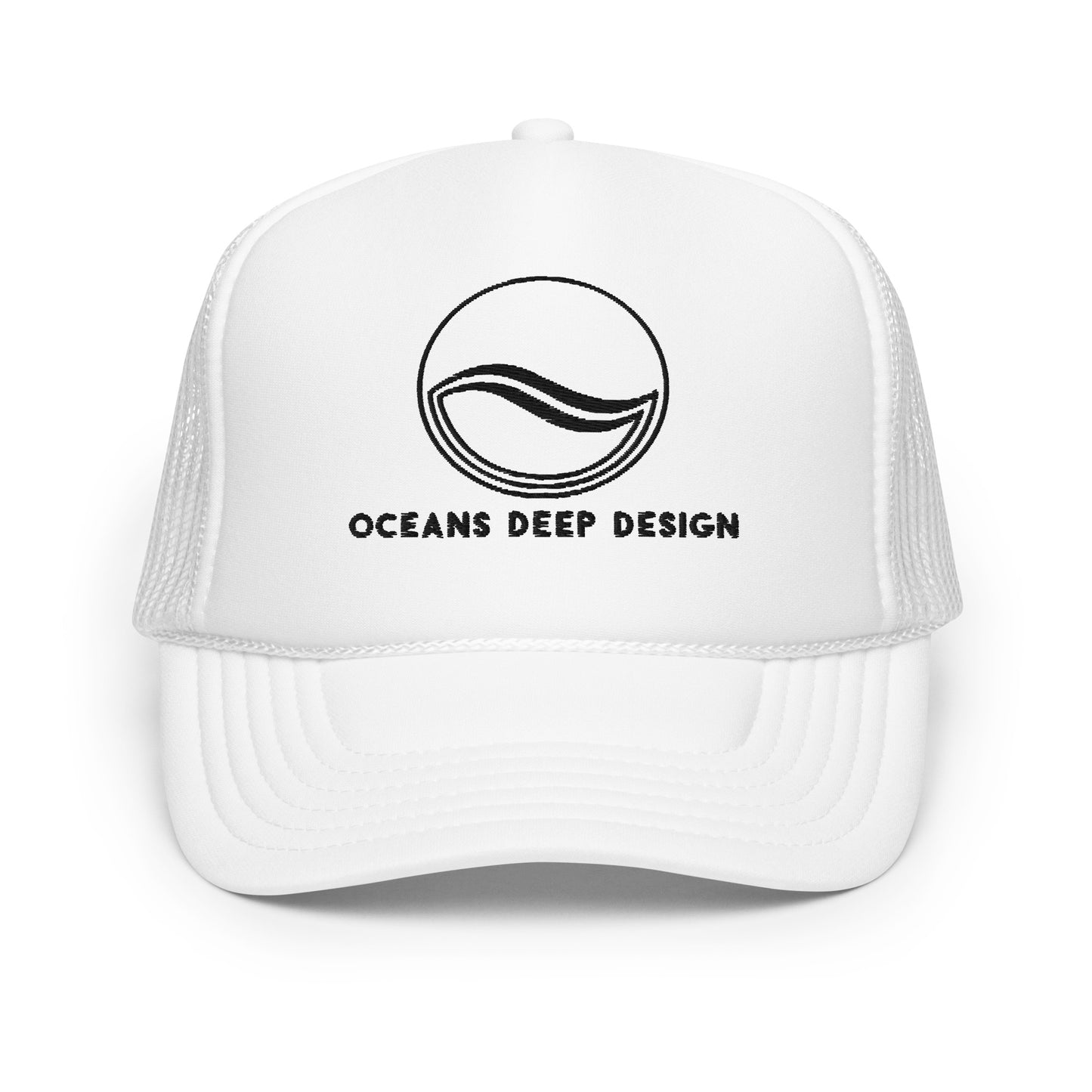 Oceans Deep Design Foam trucker hat