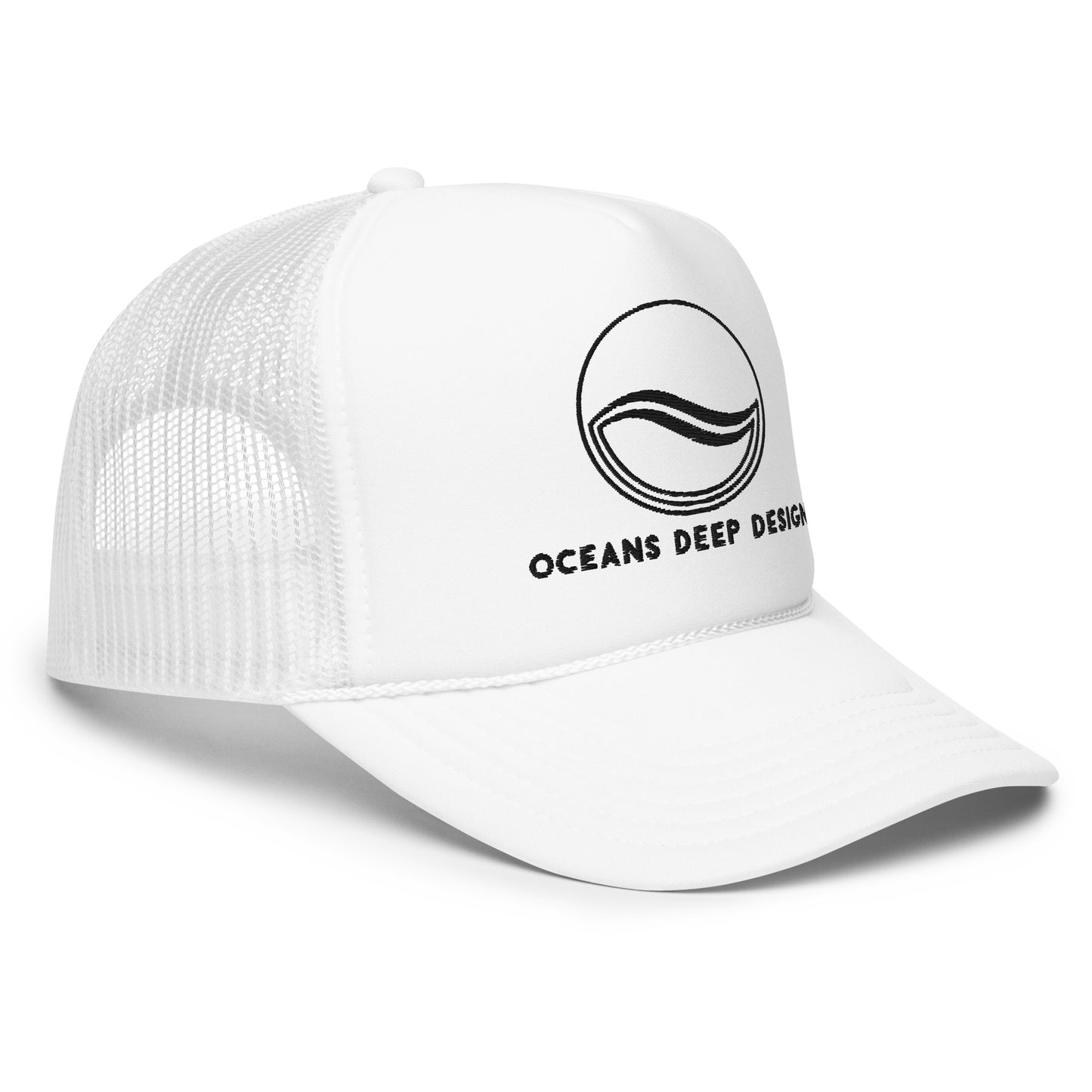 Oceans Deep Design Foam trucker hat