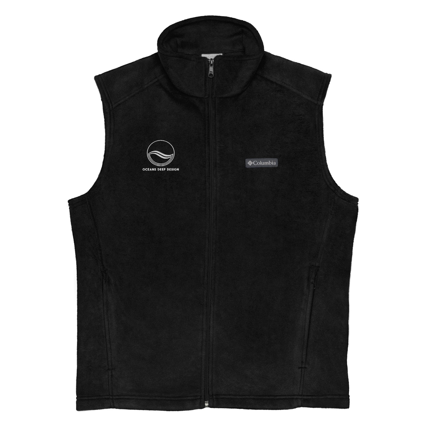 Oceans Deep Design Men’s Columbia fleece vest