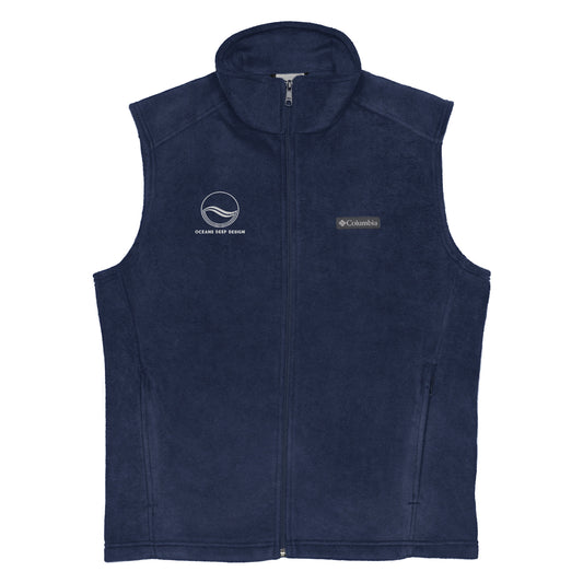 Oceans Deep Design Men’s Columbia fleece vest