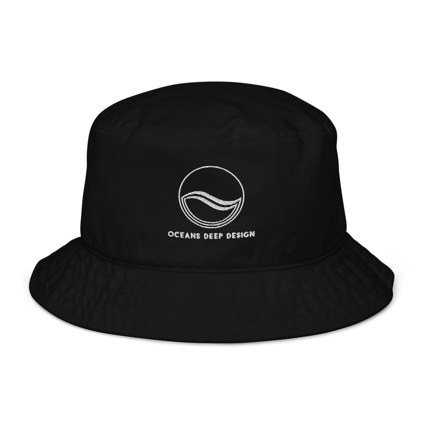 Oceans Deep Design Organic bucket hat