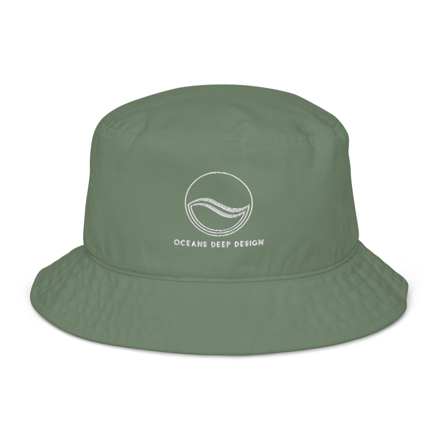 Oceans Deep Design Organic bucket hat