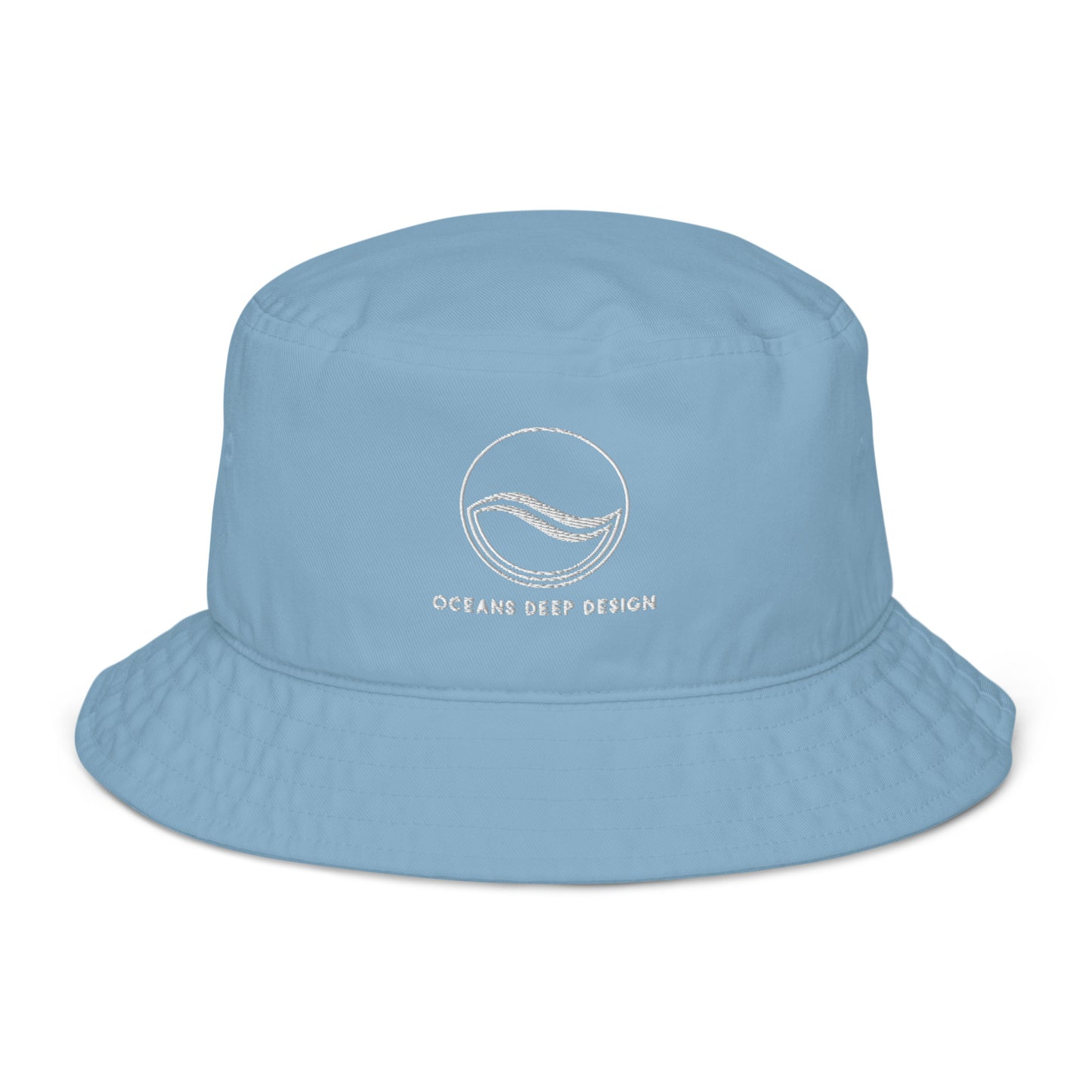 Oceans Deep Design Organic bucket hat