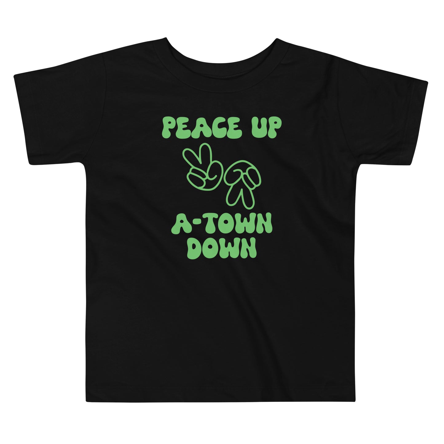 Peace Up A-Town Down Toddler Short Sleeve Tee