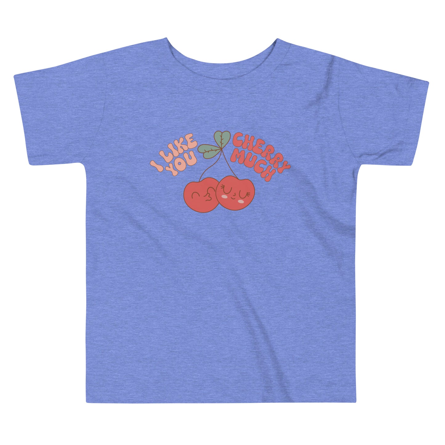 I Like You Cherry Much Toddler Short Sleeve Tee