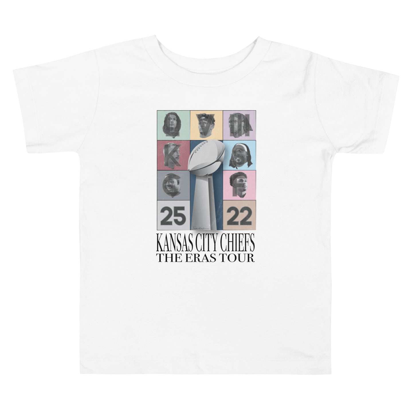 Super Bowl Eras Tour Lombardi Toddler Short Sleeve Tee