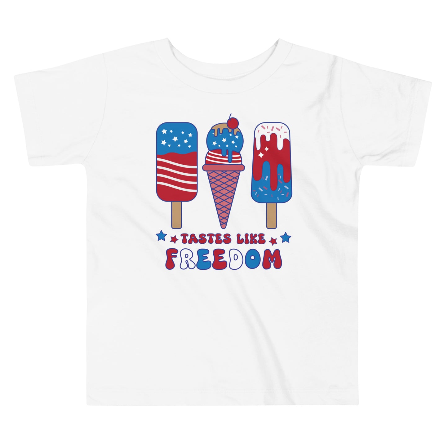 Tastes Like Freedom Toddler Short Sleeve Tee