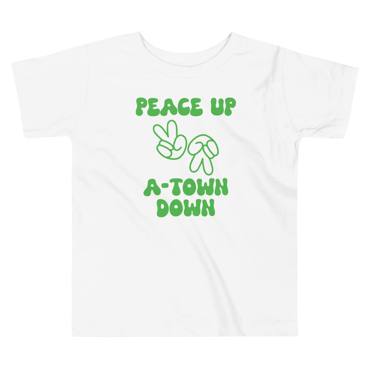 Peace Up A-Town Down Toddler Short Sleeve Tee