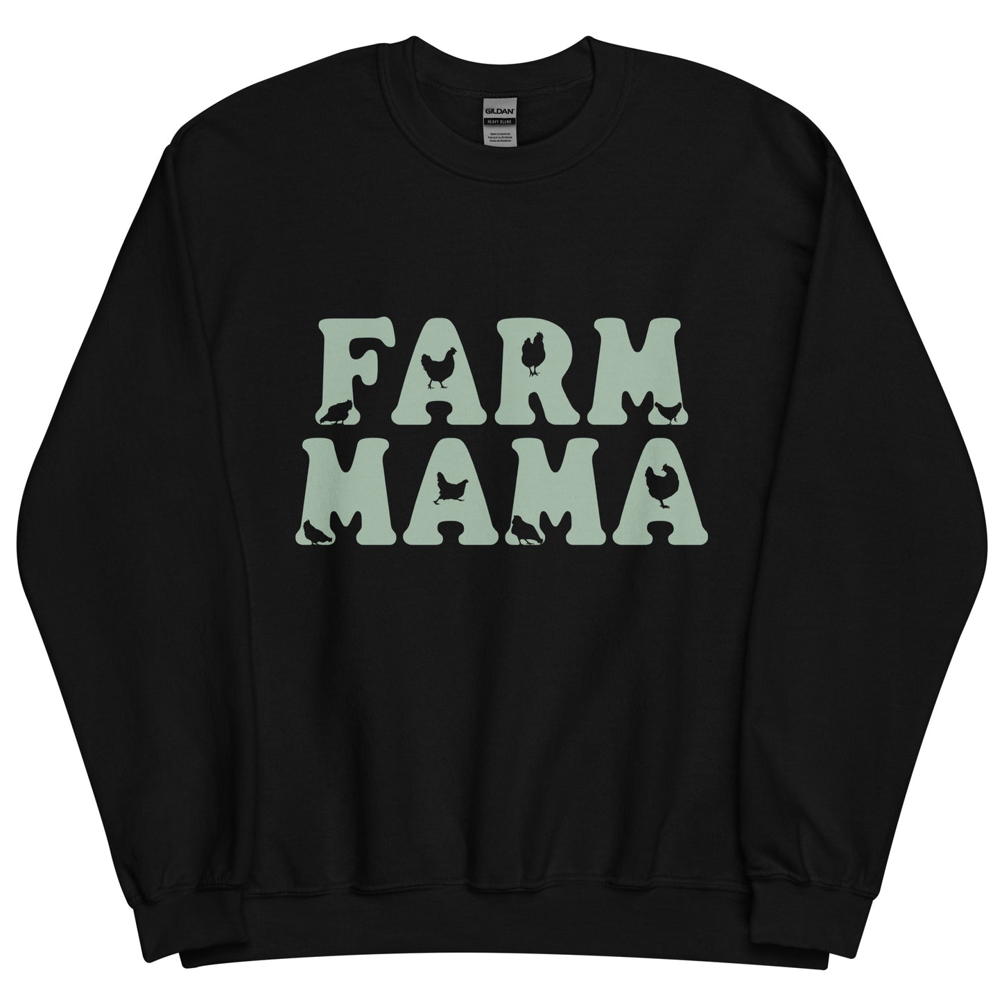 Farm Mama Chicken Cutouts Unisex Sweatshirt