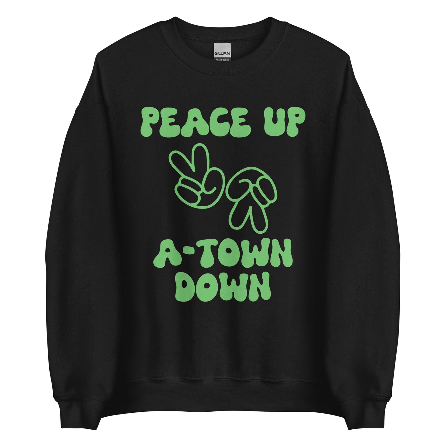 Peace Up A-Town Down Unisex Sweatshirt