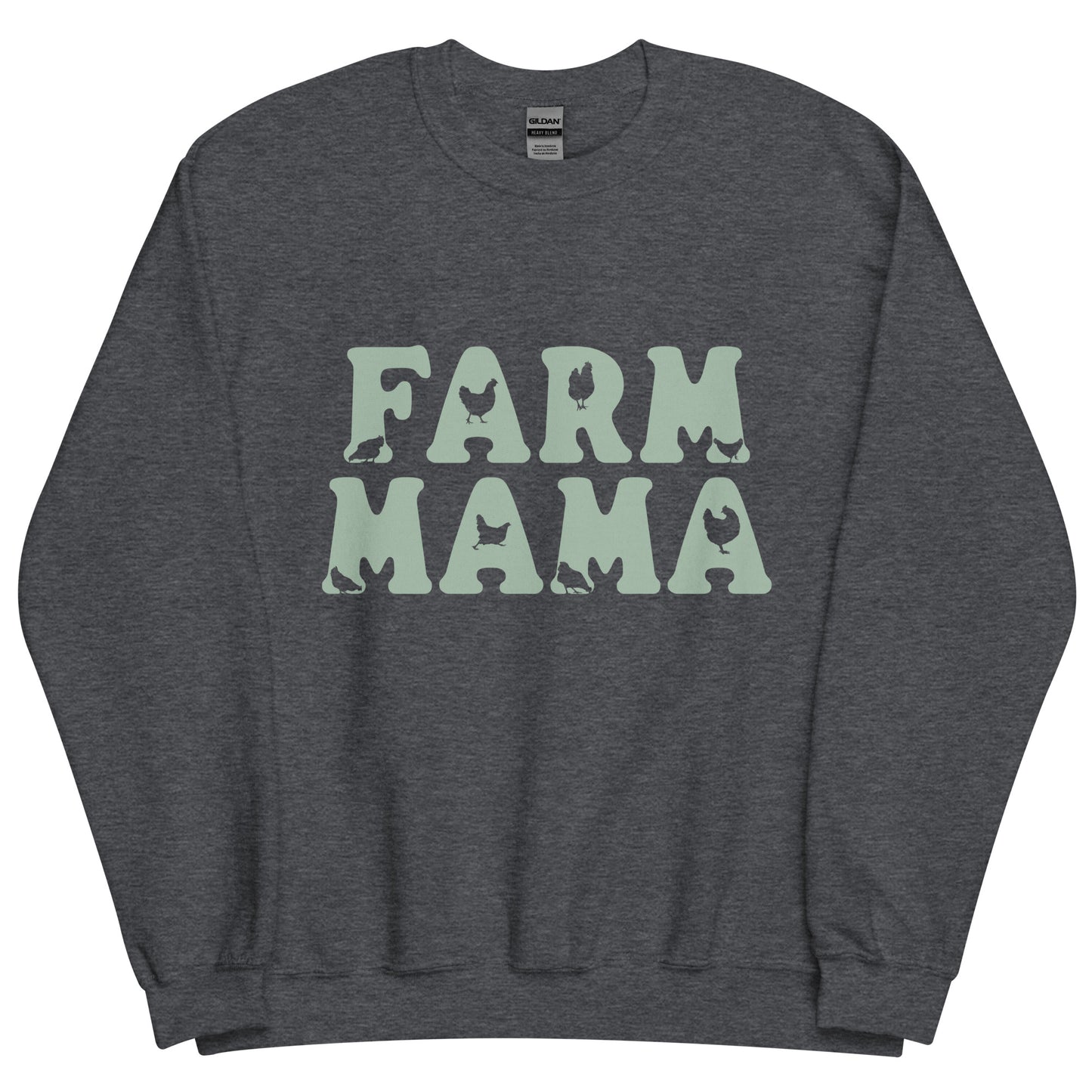 Farm Mama Chicken Cutouts Unisex Sweatshirt