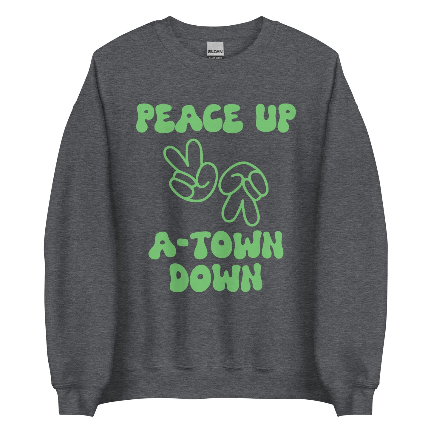 Peace Up A-Town Down Unisex Sweatshirt