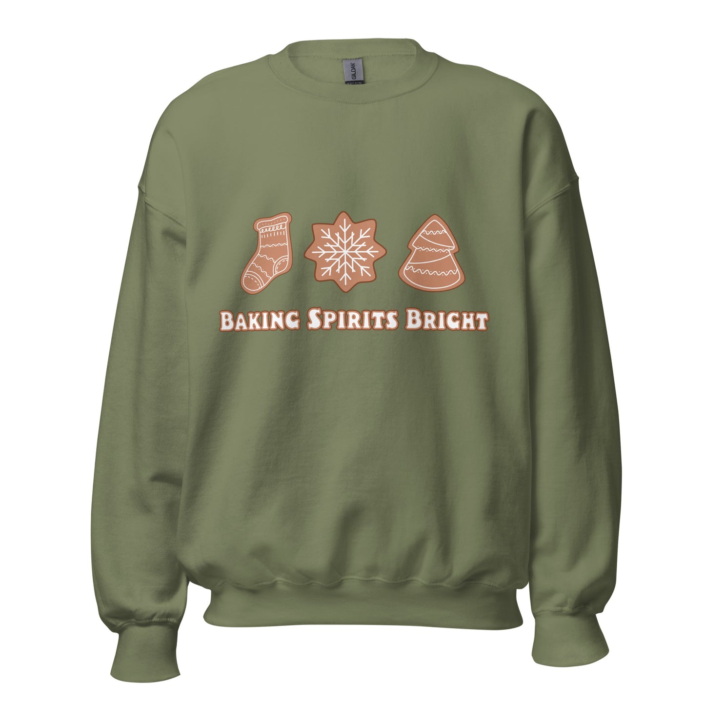 Baking Spirits Bright Gingerbread Unisex Sweatshirt