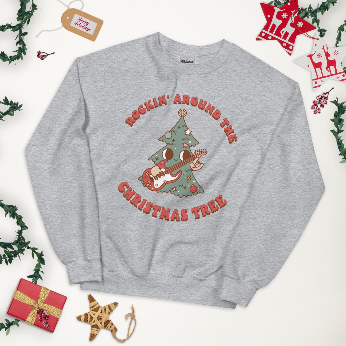 Rockin' Around the Christmas Tree Unisex Sweatshirt