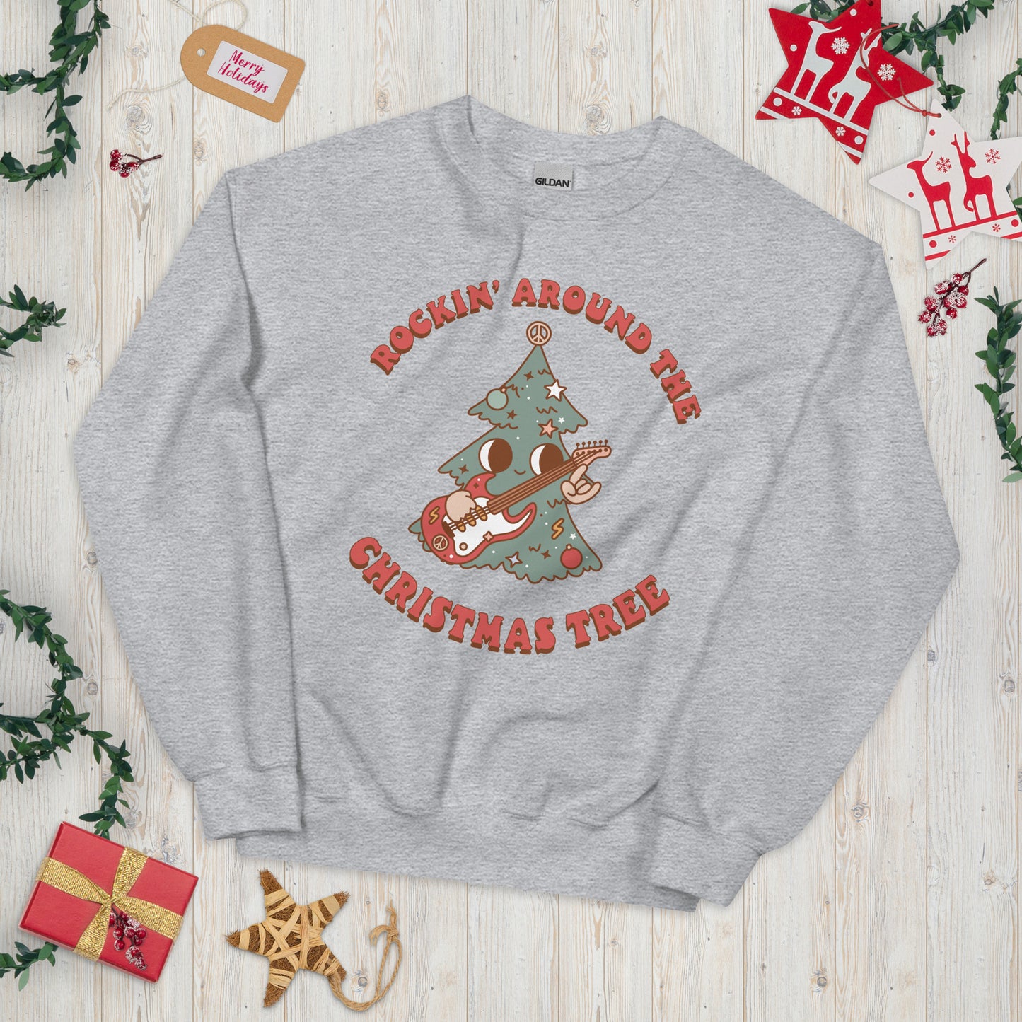 Rockin' Around the Christmas Tree Unisex Sweatshirt