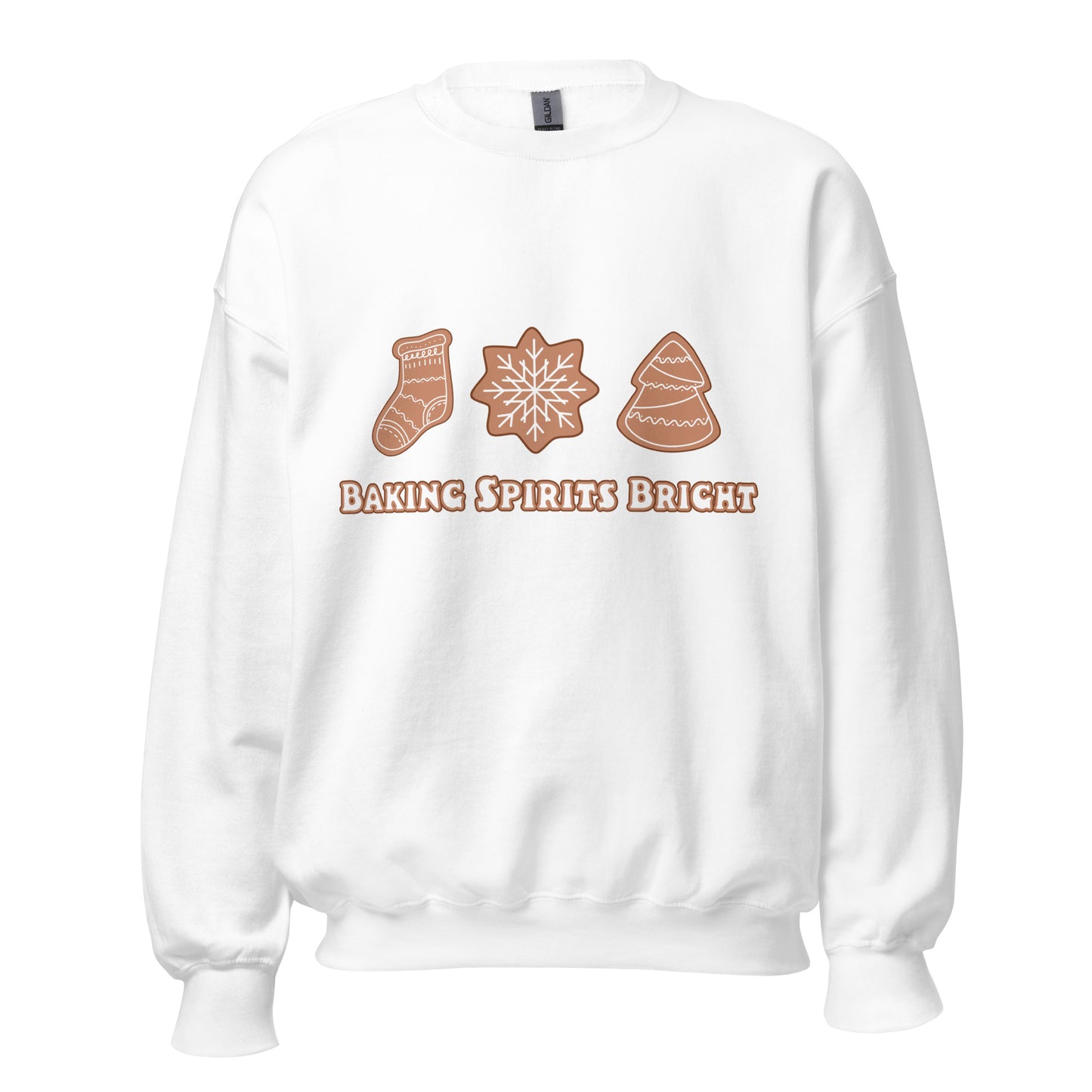 Baking Spirits Bright Gingerbread Unisex Sweatshirt