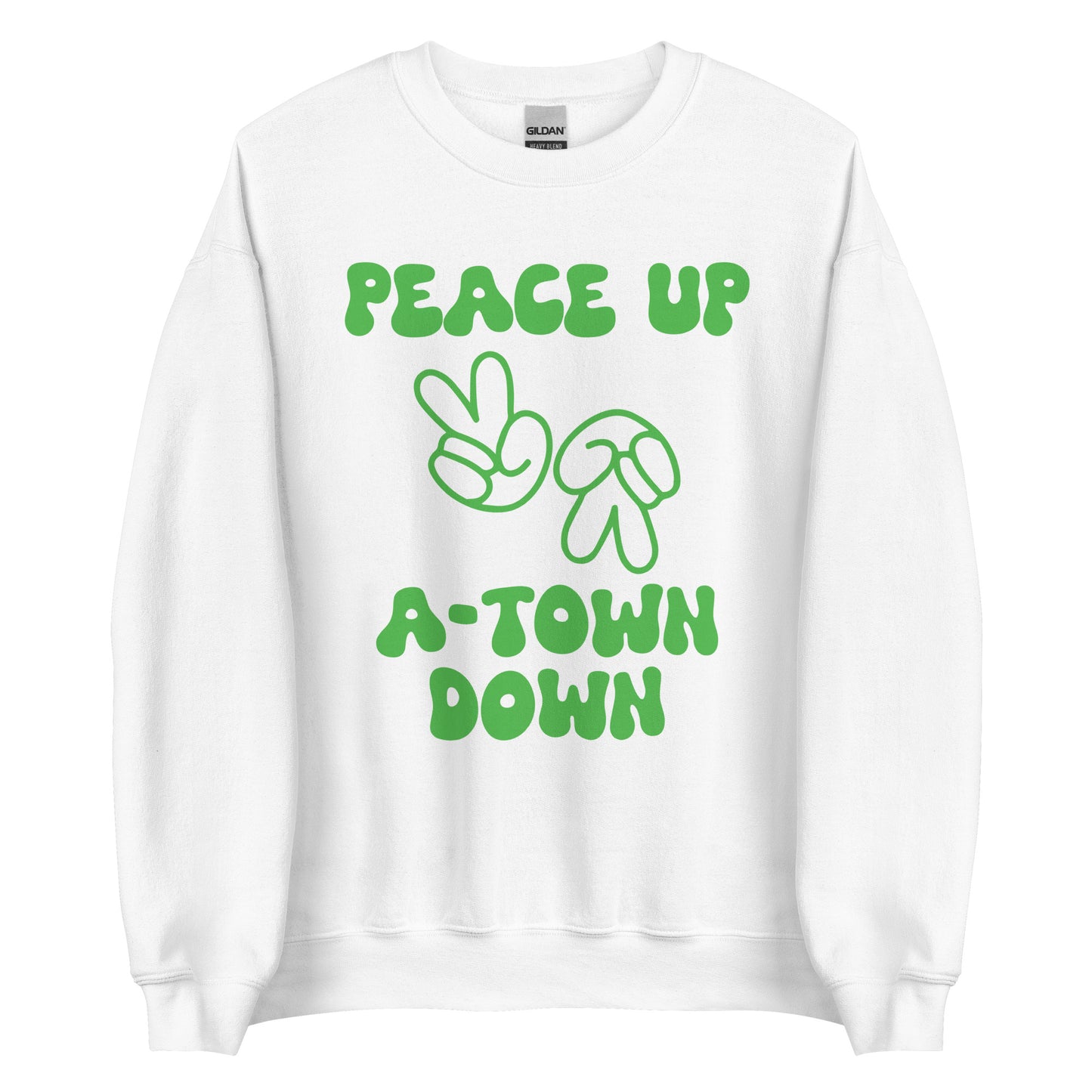 Peace Up A-Town Down Unisex Sweatshirt