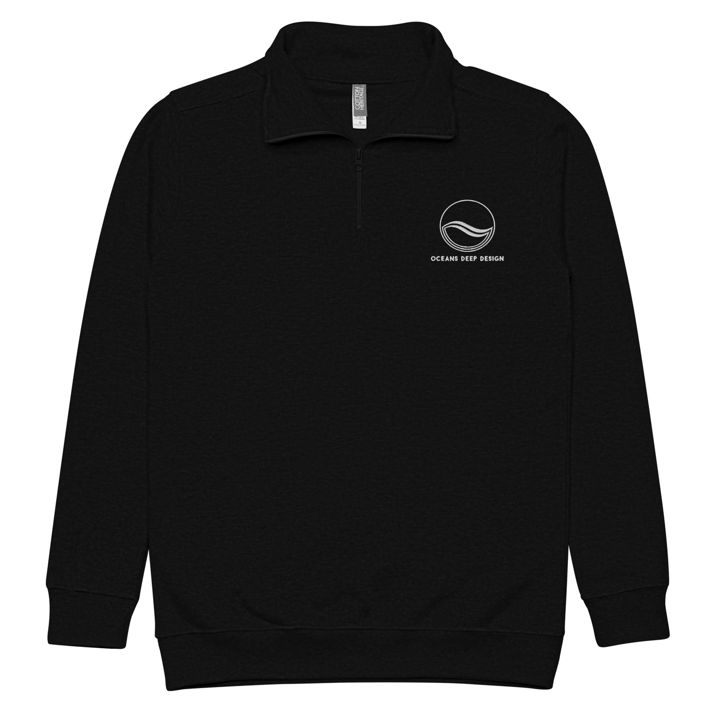 Oceans Deep Design Unisex fleece pullover